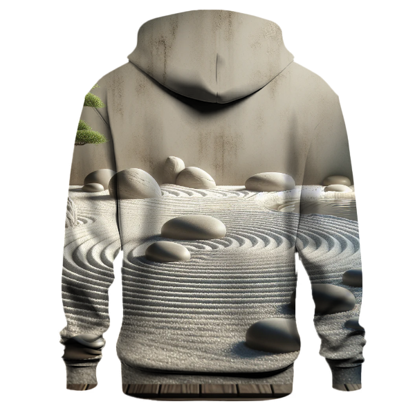 Zen Garden Meditation Hoodie Embroidered Hoodies