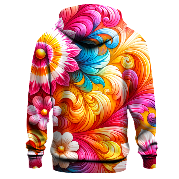 Vibrant Petals Hoodie