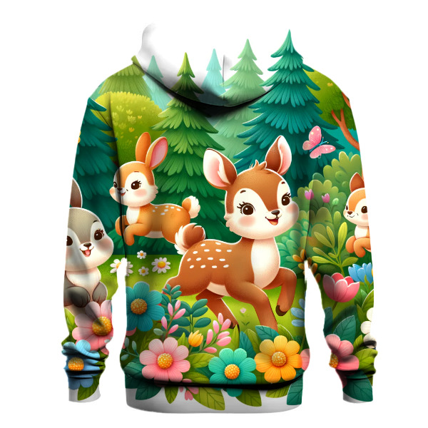 Charming Woodland Critters Hoodie