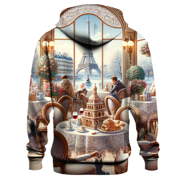 Christmas in a Parisian Café Hoodie