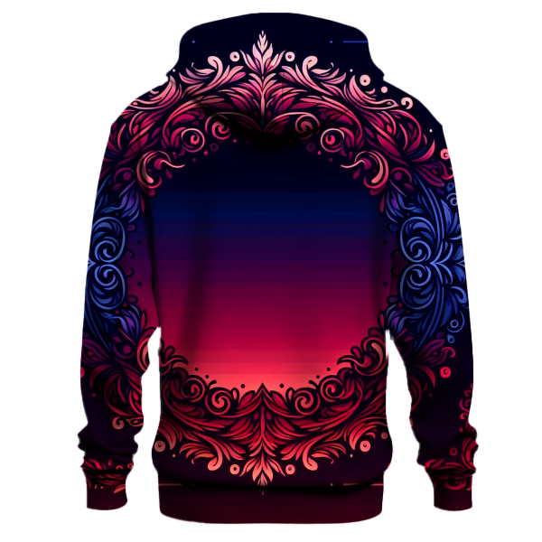 Twilight Ember Gradient Hoodie