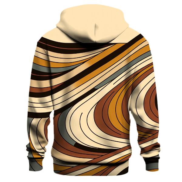 Vintage Groovy Lines Hoodie