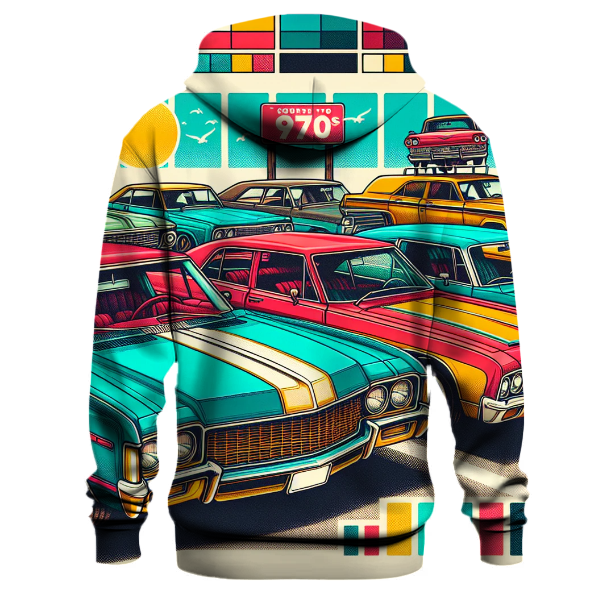 Classic Retro Cars Hoodie