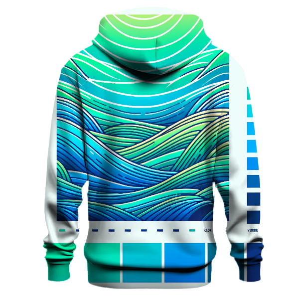 Electric Wave Gradient Hoodie