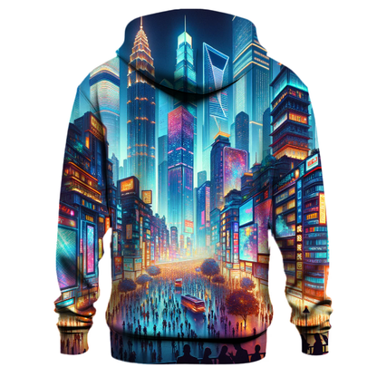 Neon City Vibes Hoodie