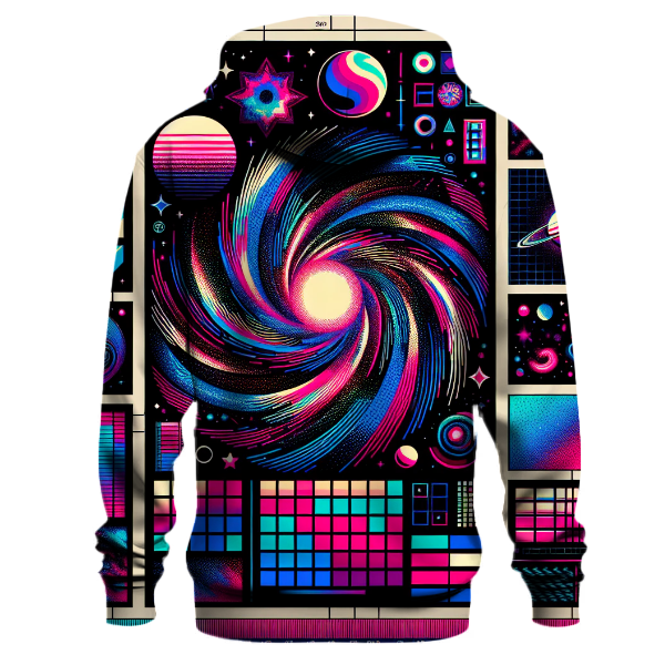 Galactic Journey Design Hoodie Pullover Hoodies