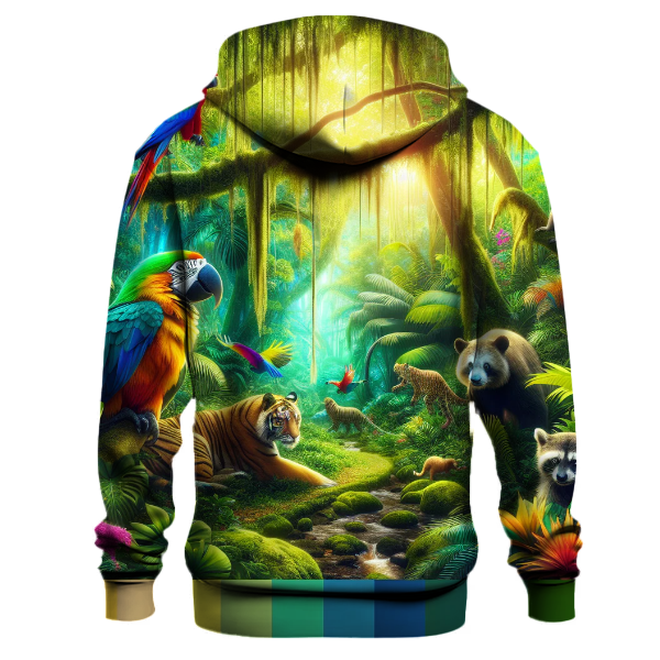 Majestic Jungle Wildlife Hoodie