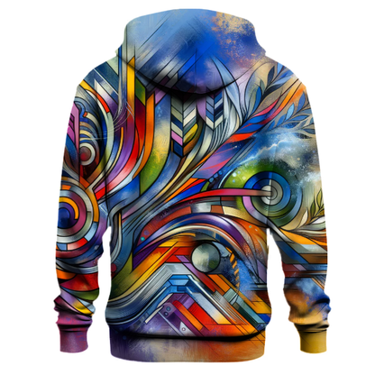 Retro Graffiti Explosion Hoodie