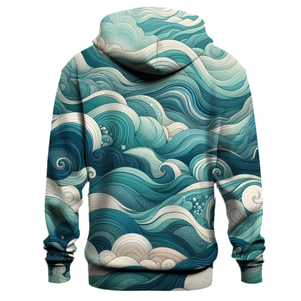 Mystic Waves Tie-dye Design Hoodie