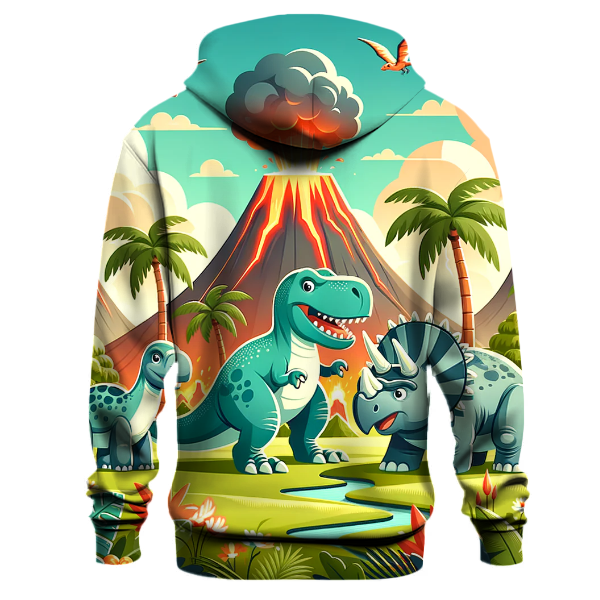 Cute Dino World Hoodie