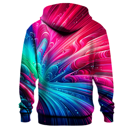 Neon Glow Gradient Hoodie