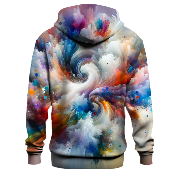 Artistic Watercolor Splash Hoodie