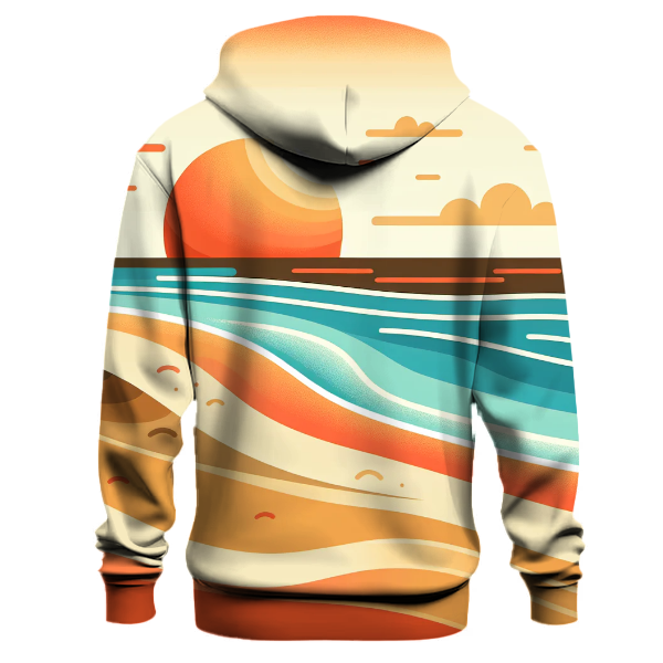 Sandy Beach Sunset Hoodie