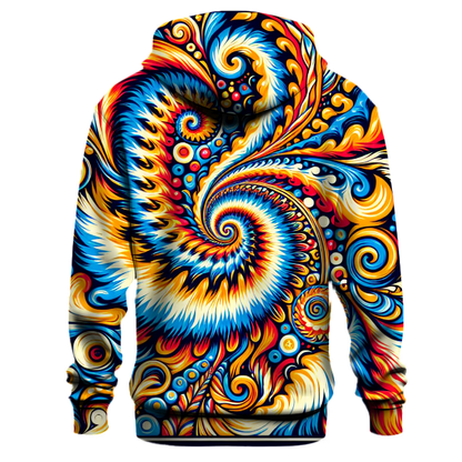 Funky Tie Dye Joy Hoodie