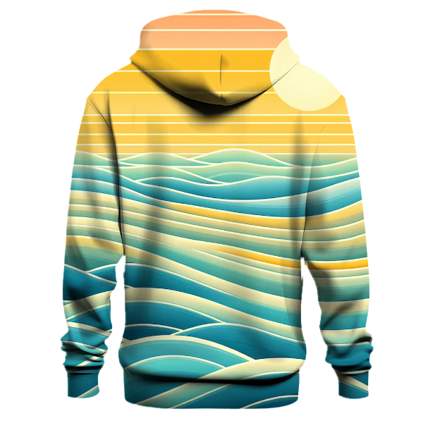 Sunkissed Ombre Waves Hoodie