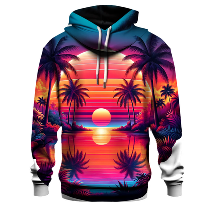 Tropical Paradise Sunset Hoodie