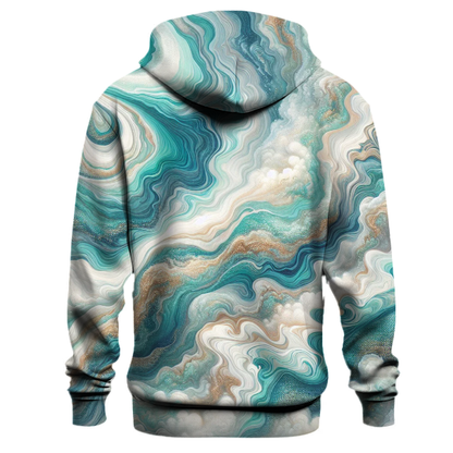 Iridescent Seafoam Swirl Hoodie