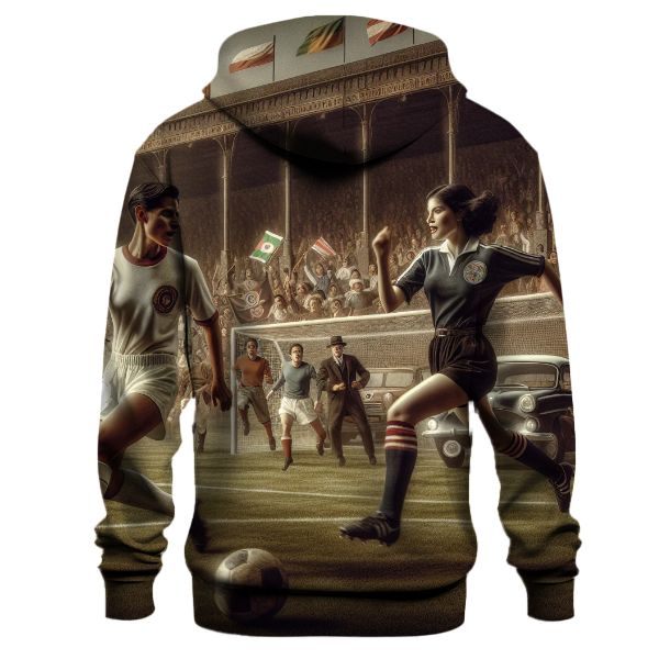 Soccer Vintage Poster Hoodie Hoodie Styles