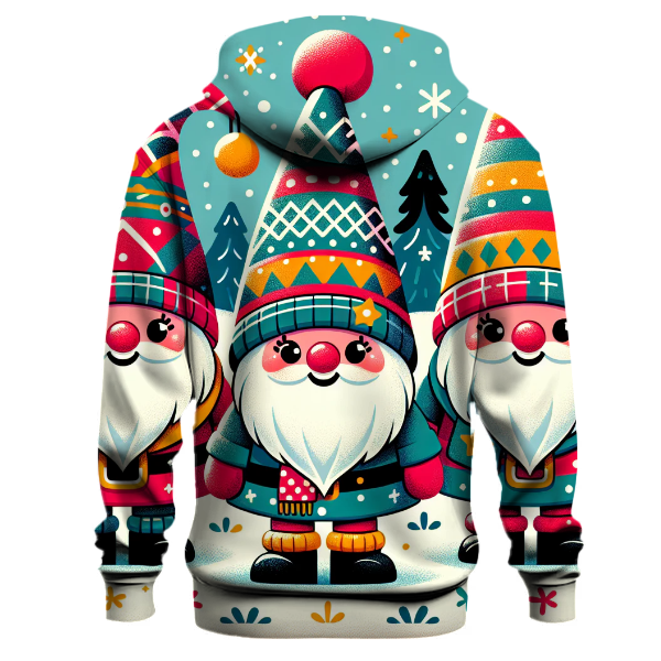 Joyful Christmas Gnomes Hoodie