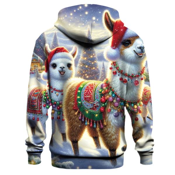 Christmas Llama Parade Hoodie