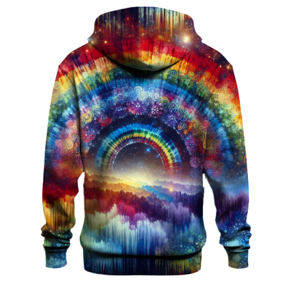 Stellar Rainbow Cascade Hoodie