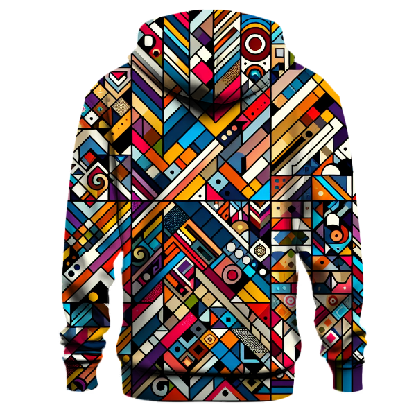 Funky Geometric Groove Hoodie