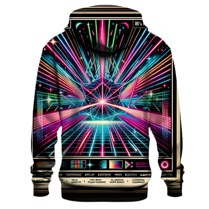 Abstract Laser Show Hoodie