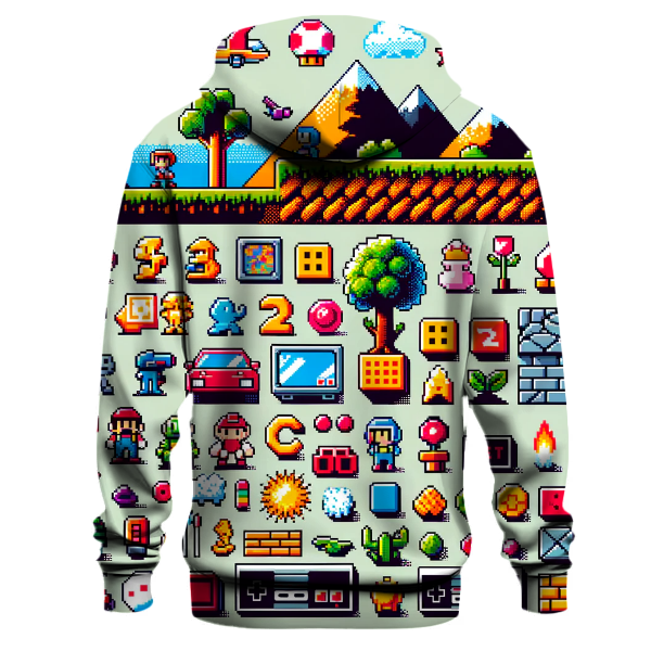 Retro Gamer Pixel Paradise Hoodie