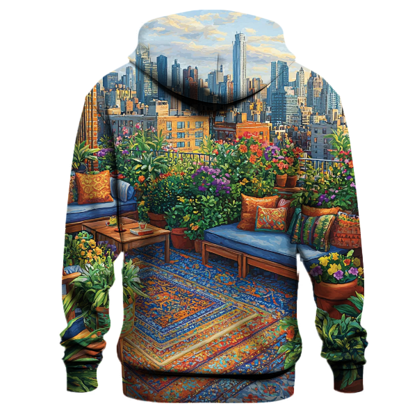 Rooftop Garden Escape Hoodie