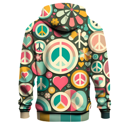 Funky Fresh Peace Signs Hoodie