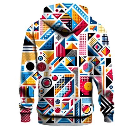 Colorful Geometric Pattern Hoodie