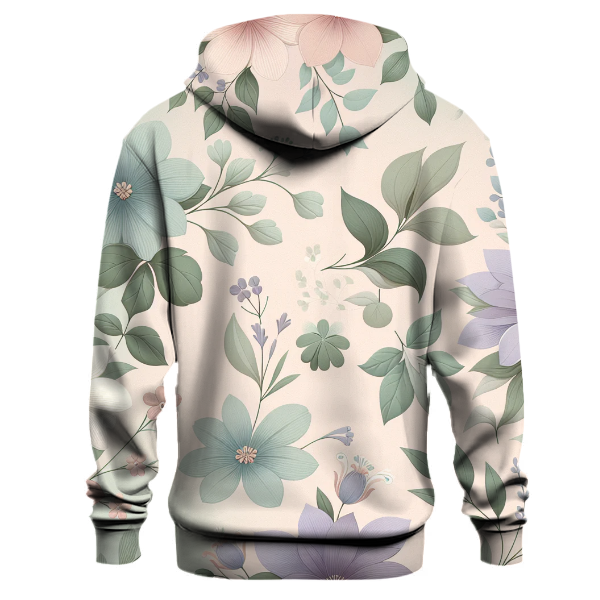 Charming Pastel Blooms Hoodie Custom Hoodies