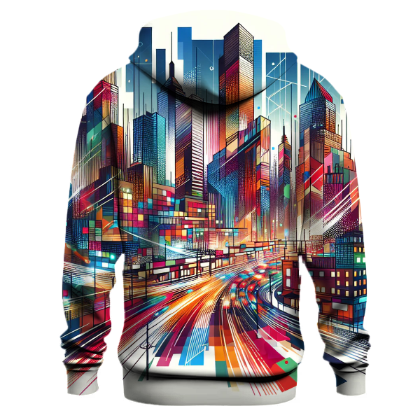 Abstract Cityscape Adventure Hoodie