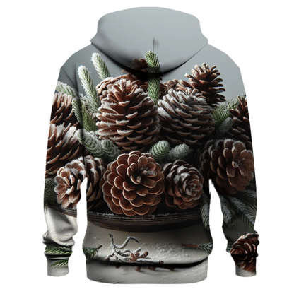 Holiday Pine Cone Elegance Hoodie