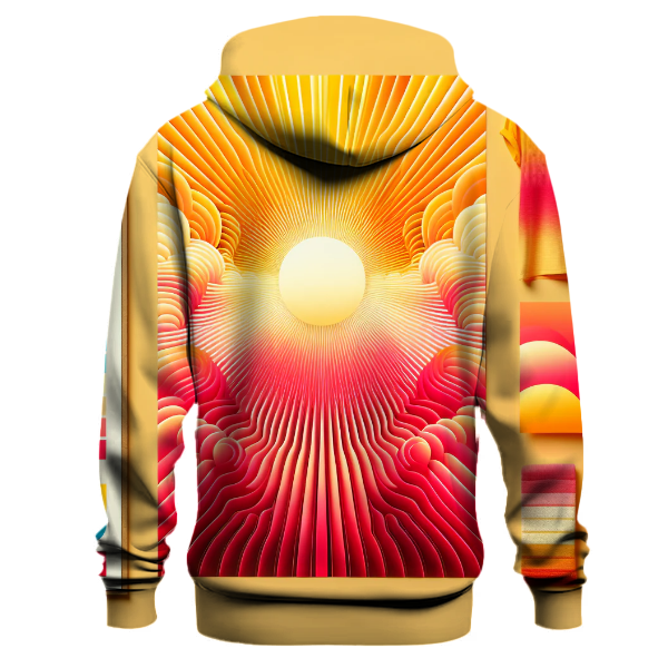 Radiant Sunbeam Burst Hoodie