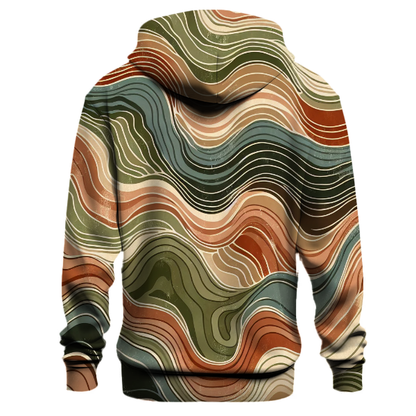 Bohemian Earth Waves Hoodie