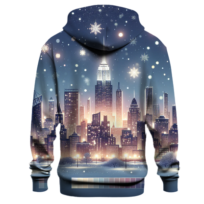 Snowy Cityscape Hoodie