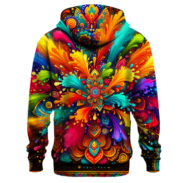 Vibrant Festival of Colors Hoodie