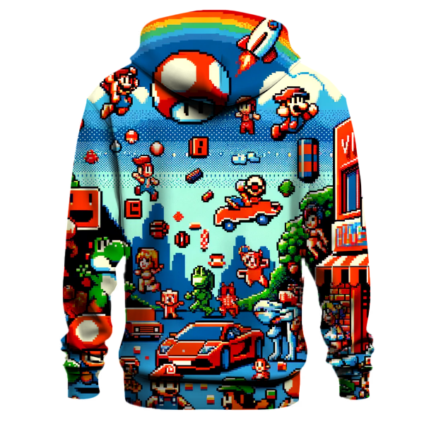 Retro Video Game Adventure Hoodie