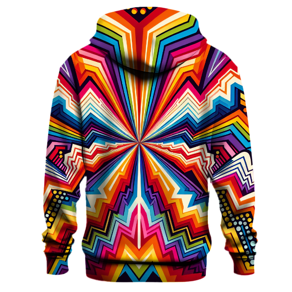 Rainbow Groove Burst Hoodie