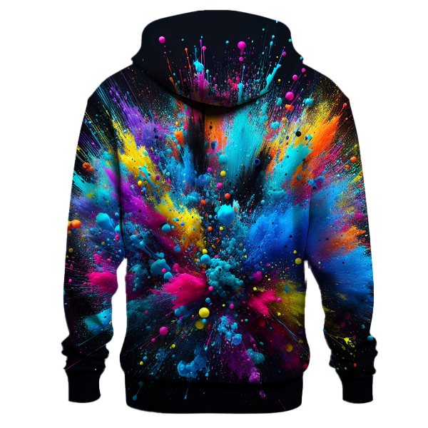 Funky Grunge Splatter Hoodie