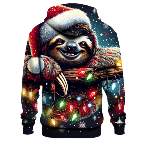 Jolly Holiday Sloth Hoodie