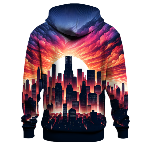 City Skyline Silhouette Hoodie