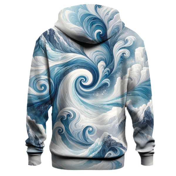 Arctic Chill Waves Hoodie