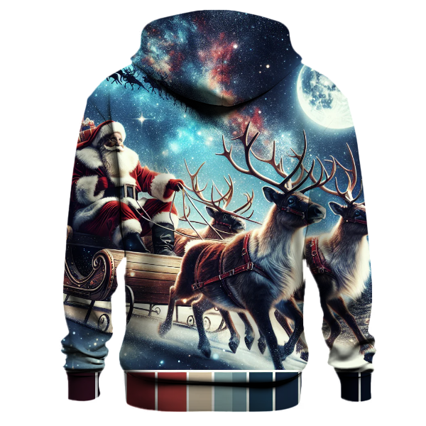 Jolly Santa's Sleigh Ride Hoodie