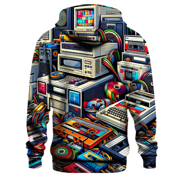 Retro Tech Artistry Hoodie