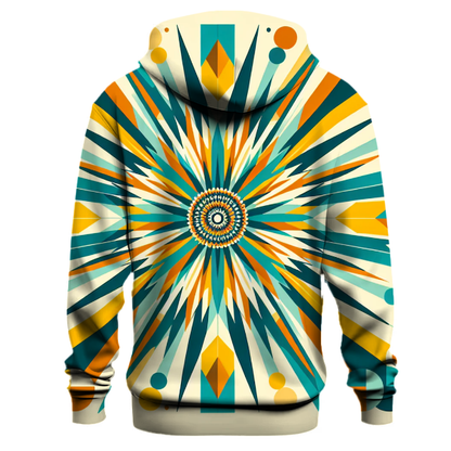 Geometric Sunburst Spectrum Hoodie