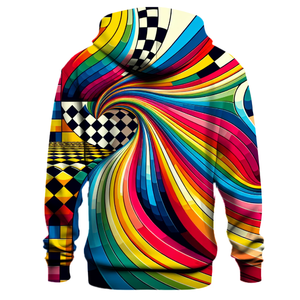 Rainbow Checkerboard Hoodie