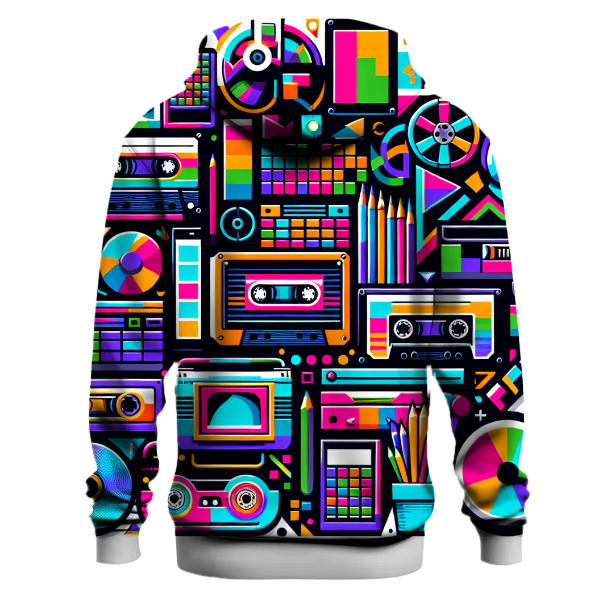 Classic Pop Culture Mashup Hoodie