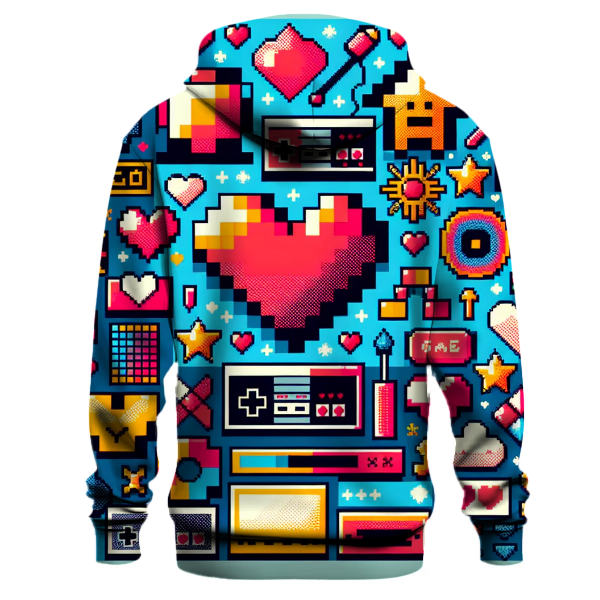 Digital Pixel Dreams Hoodie